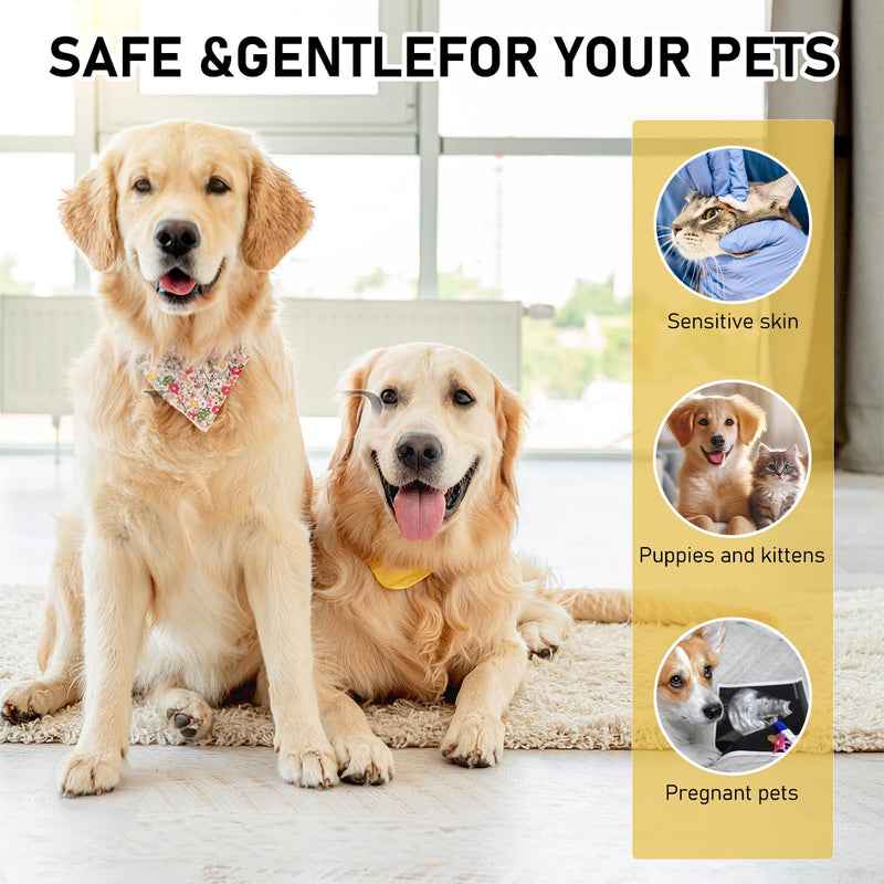 2Pcs Pet Skin Soothing Spray for Dogs,Pet Skin Treatment Spray for Dogs and Cats - Nature Soothing Solution for It-chy Skin and Reduces Scratching,Pet Skin Soothing Spray for All Animals(50ml/1.69oz)