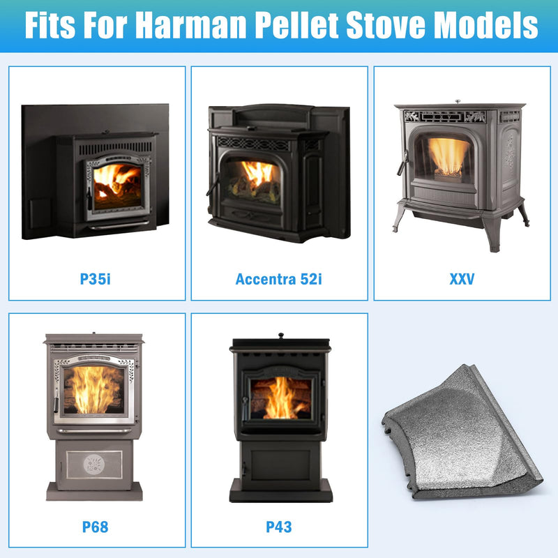 Flame Guide 3-00-03000 for Harman Accentra 52I, P68, XXV, P43, P35I, Accentra Insert, Absolute 43, XXV-TC Pellet Stoves, 3-00-674069 Flame Guide for Harman Pellet Stove P68 XXV