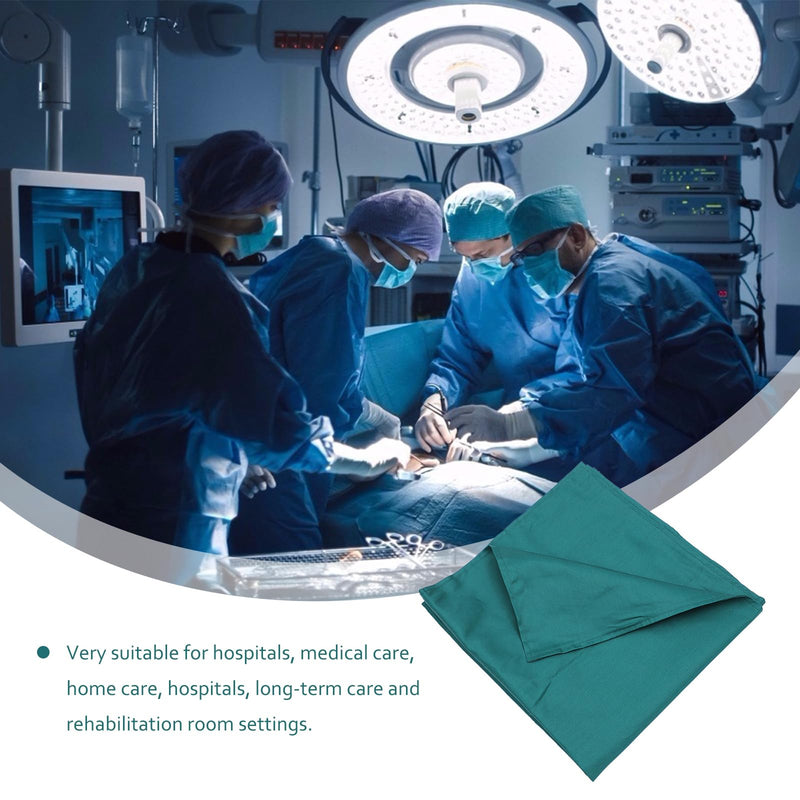 ULTECHNOVO 3pcs Surgical Care Operating Comfortable Room Absorbent Towels Professional Home Cotton Practical Cloth Green Medical for Wrap Xcm Towel