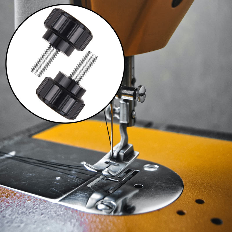 12 Pcs M4 x 10mm Threaded Knurled Thumbscrew, Monitor Screws Vesa Mount Screws Carbon Steel Clamping Knobs Grip Thumb Screw Mounting Thumb Screw
