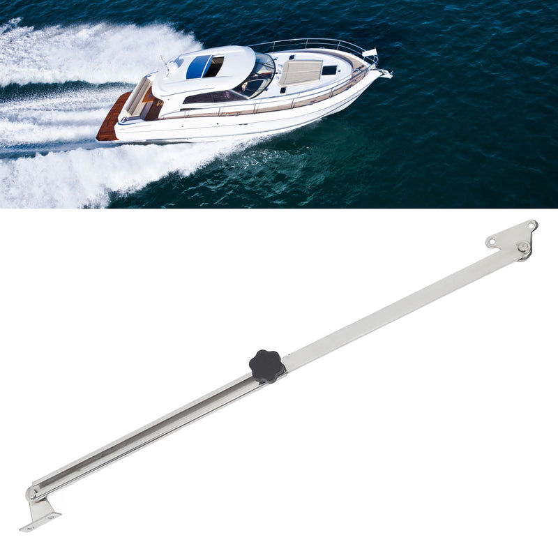 Diydeg Hatch Lid Stay, 10in to 18in Support and Adjuster, 316 Stainless Steel Hatch Adjuster for Boat Hatch Window Adjuster Support Rod, RV Yachts, Marine Hatch Lid Holder Adjuster