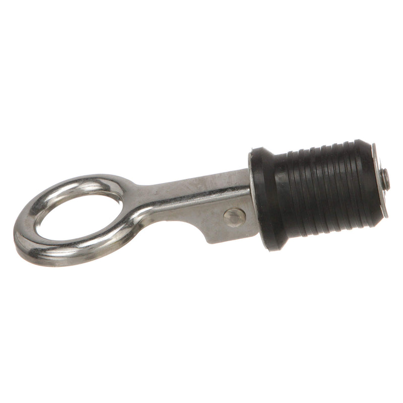 Attwood 7520A3 Snap-Handle Drain Plug, for 1-Inch-Diameter Drains, Locks in Place, Steel Handle, Rubber Plug