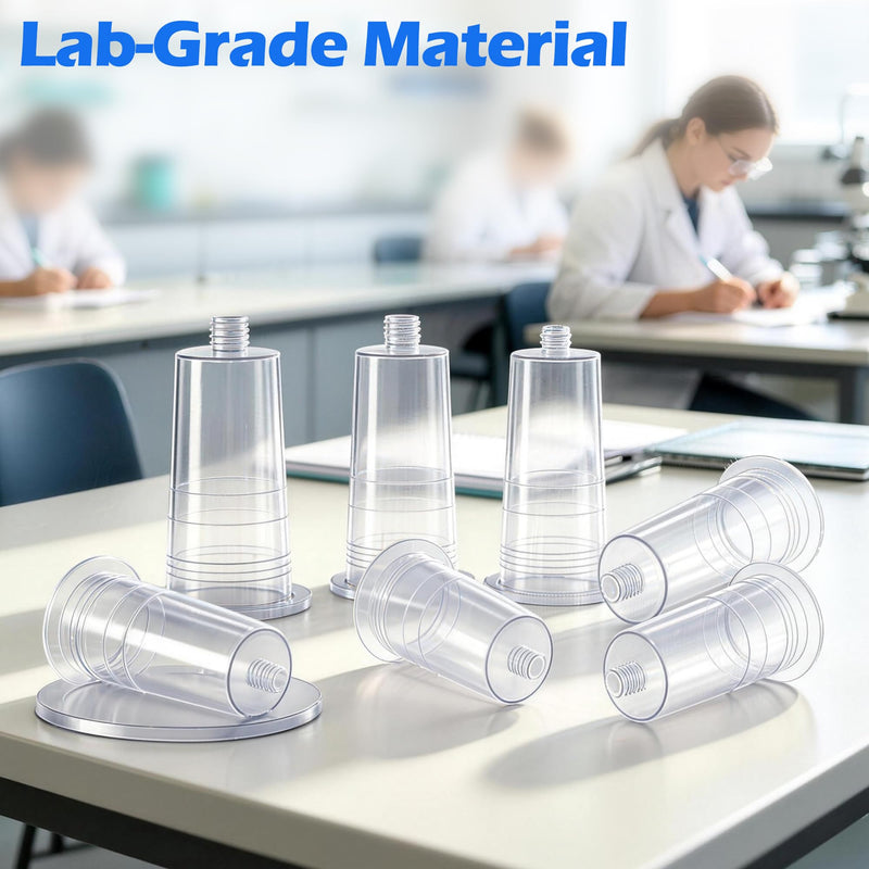 200 Pcs Disposable Needle Holder Transparent Connector Students Training Tools Universal Fit Needle Holders Vacutainer Blood Collection Tube Holder 200