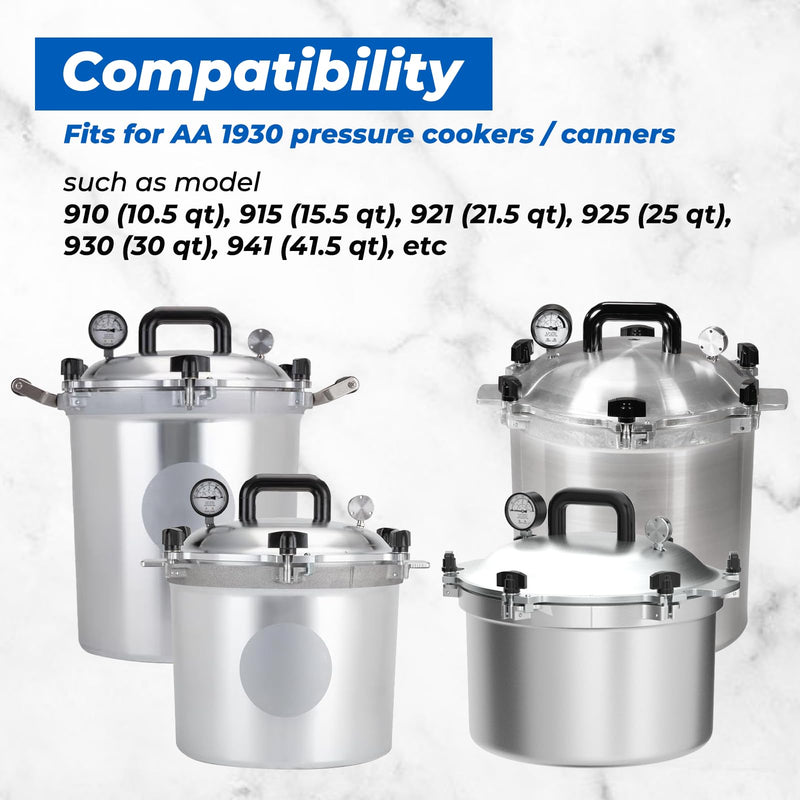6Pcs Wing Nuts Compatible with All American 1930 Pressure Cookers/Canners 910 915 921 925 930 941, Replacement Parts Prevent Steam Leaks
