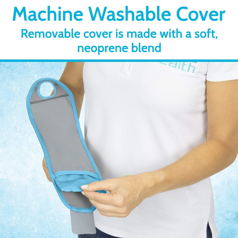 Arctic Flex Wrist Ice Pack Wrap - Refreezable Gel Compression Support - Flexible Hot & Cold Brace for Injuries, Rheumatoid, Tendinitis, Swelling & Carpal Tunnel - Reusable for Pain & Muscle Therapy 1