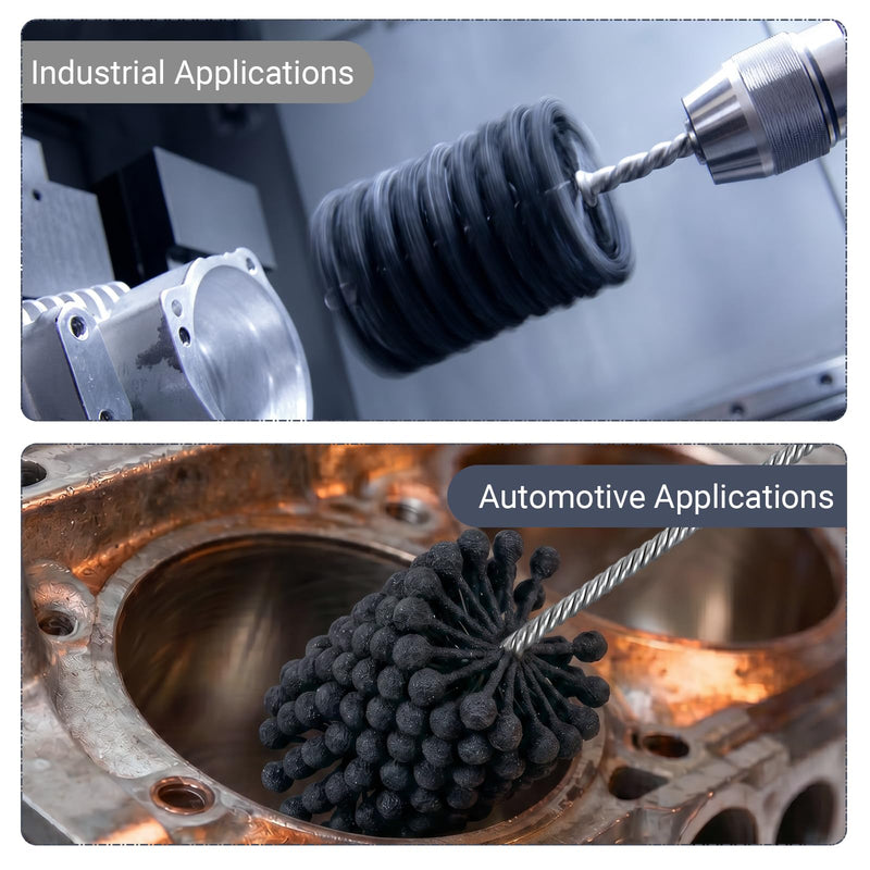 Cylinder Hone, 240 Grit Silicon Carbide, 3 3/4" (95mm) Diameter Ball Hone for Hole Diameters 3 1/2" - 3 3/4", Cylinder Engine Sanding Brush for Mild Steel, Stainless Steel, and Cast Iron 240.0 3-3/4"
