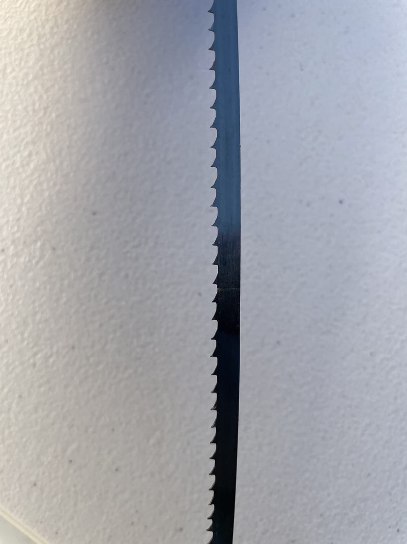 AYAO Ground Teeth 131-1/2 inch X 1/4" X 6TPI Bandsaw Blades, 2PK