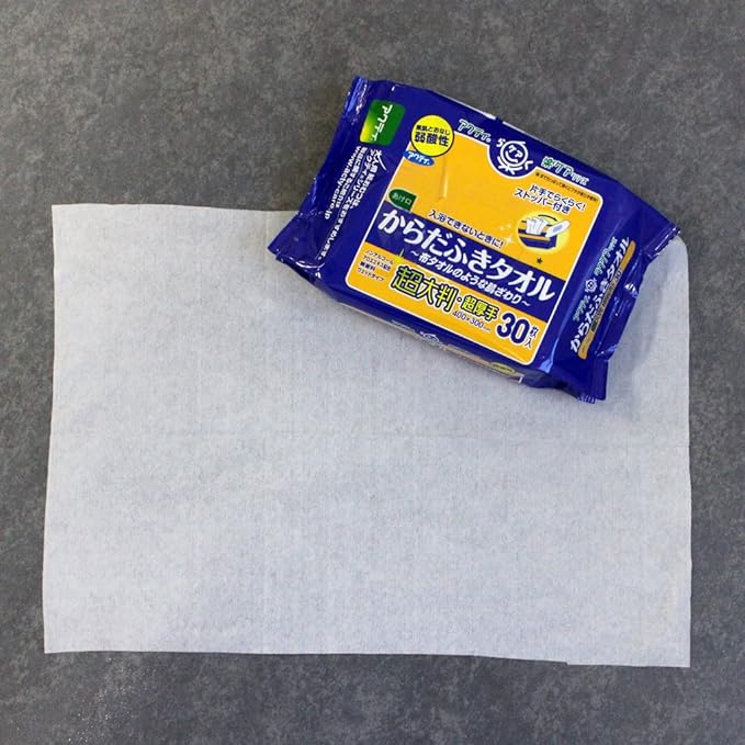 Acti T-Karadashi Towel Extra Large, Extra Thick, 30 Sheets Bag - - NewNest Australia