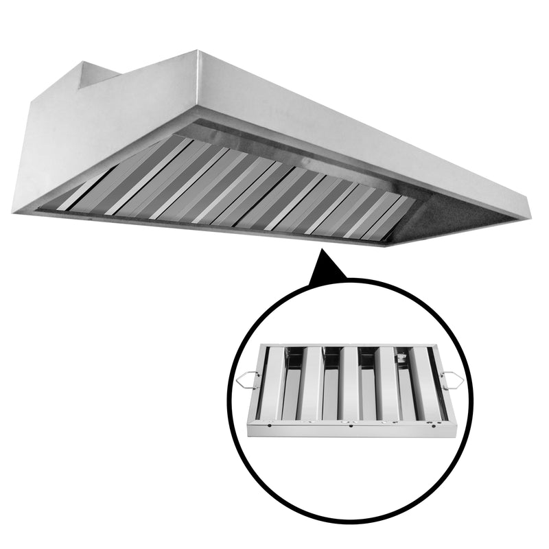 New Star Foodservice 54354 Stainless Steel Hood Filter 20" W x 16" H 1 Count (Pack of 1) Individual 20" x 16" - NewNest Australia