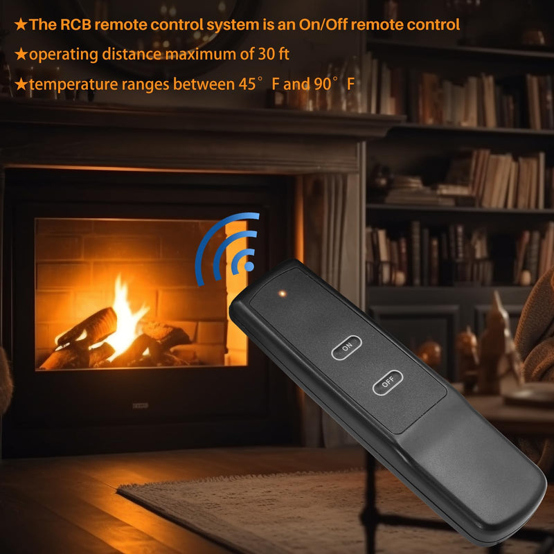 Gas Fireplace Remote Control Kit for Standard Millivolt Valve Appliances