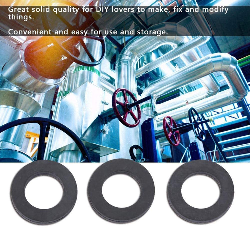 12pcs Flat Rubber Washers Rubber O Ring Seals Water Pipe Connector Replacement for Faucets and Shower Head(3/4 inch) 3/4" 3/4 inch