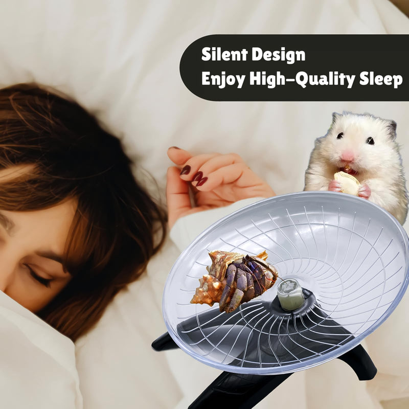 Hermit Crab Running Wheel Toy, Hamster Exercise Wheel, Small Animal Cage & Tank Accessory for Hermit Crabs, Hamsters, Rats, Gerbils, for Active Play and Exercise - PawsPlanet Australia