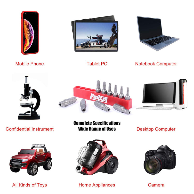 TORX PLUS IPR, Torx Plus 5-Point Tamper-Proof Security Bits (IPR 7-IPR 40), 25mm, 10 -Pieces, High Grade S2 Steel 10pc 1 in. Torx Plus IPR
