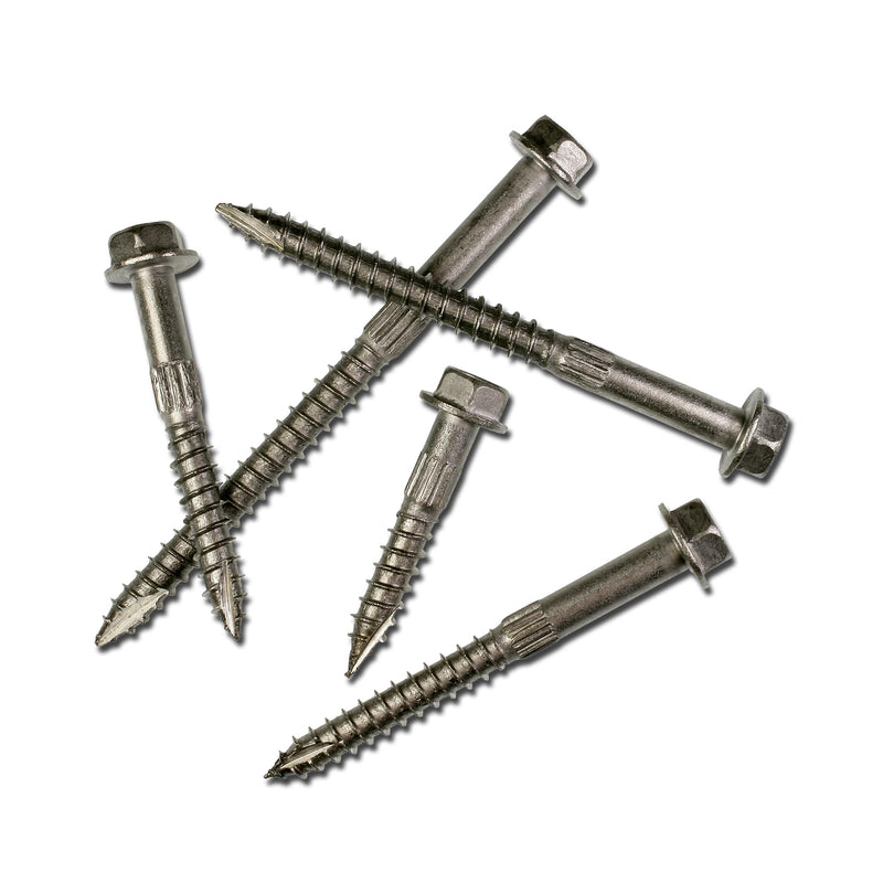 Simpson Strong-Tie SDS25212SS-R25 Strong-Drive SDS Heavy-Duty Connector Screw 1/4 in. x 2-1/2 in. Type 316 (25-Qty)
