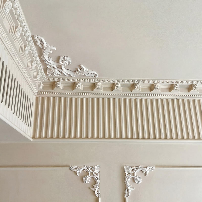 4 Pcs Ceiling Molding Kit, Corners Murals Trim French Style Accent