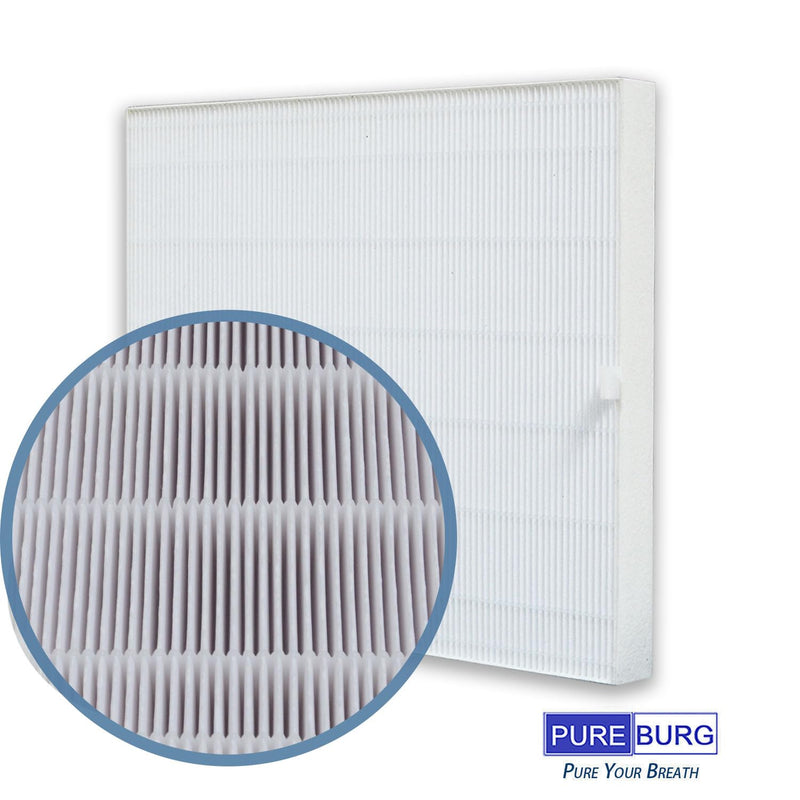 PUREBURG Replacement Filter Compatible with Coway AP-1512HH AP-1518 & AIRMEGA 200M Mighty Air Purifiers, H13 True HEPA and Activated Carbon Pre-Filter