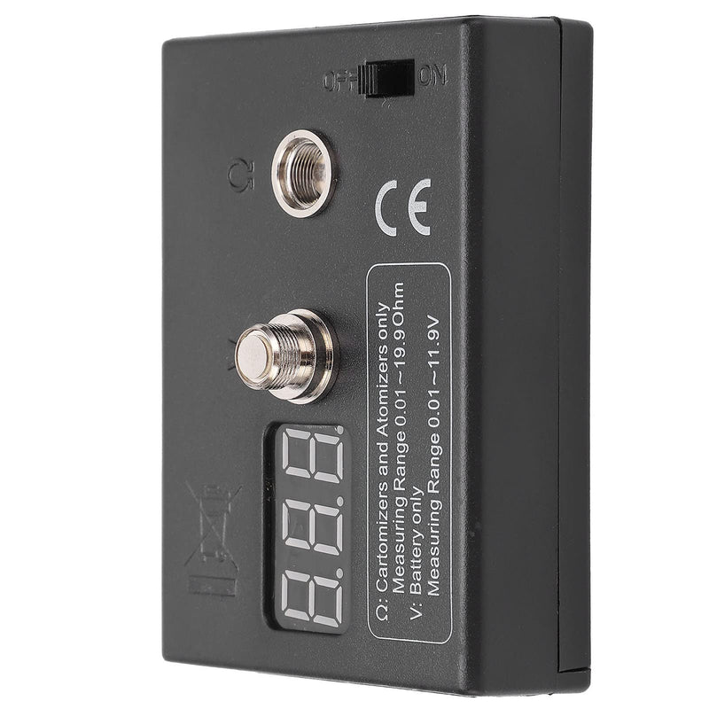 OHM Meter Coil Tester Convenient Wire DIY Tool for Atomizer 3V 0.01-20Ω