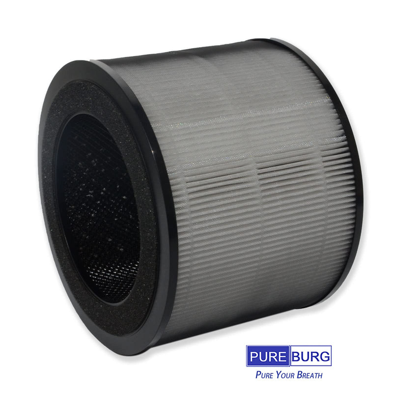 PUREBURG Replacement Filter Compatible with Dreo Macro Pro, Macro Pro S DR-HAP002 & Toshiba CAF-Z40US CAF-Z45US Air Purifiers,2-Pack H13 HEPA Air Clean VOCs
