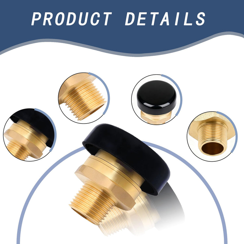 Vacuum Relief Valve 1/2 Inch, Replacement for Watts Vacuum Relief LFN36-M1, Low Profile Vac Breaker for Water and Heater Tanks, Leak-Proof & Enhanced Performance