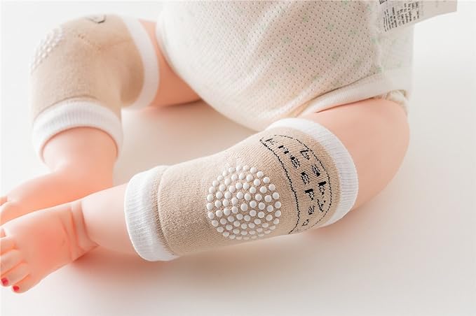 KUNANG Baby Kneepads, Toddlers, Knee Pads, Knee Supporters, Baby Leg Warmers, Arm Warmers, Walking Studying, Cooling Protection, Anti-Scuffing, Breathable, Cotton, Set of 5 Pairs - NewNest Australia