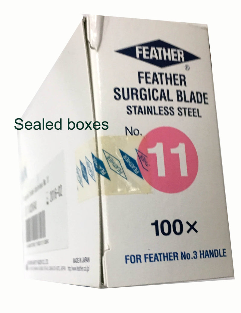 Graham-Field 2976#11 Sterile Surgical Blade, Stainless Steel Medical Knife Tool, Size 11, Pack of 100 #11