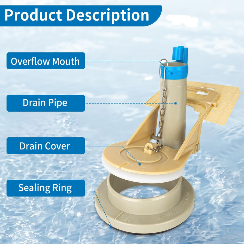 Toilet Flush Valve Compatible with To To THU series One Piece Toilets,3 Inch Flush Hole Toilet Tank Drain Valve Flusher Replacement