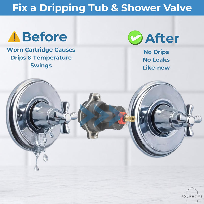 Replacement for Kohler GP876851 Mixer Cap and Pressure Balance Shower Kit