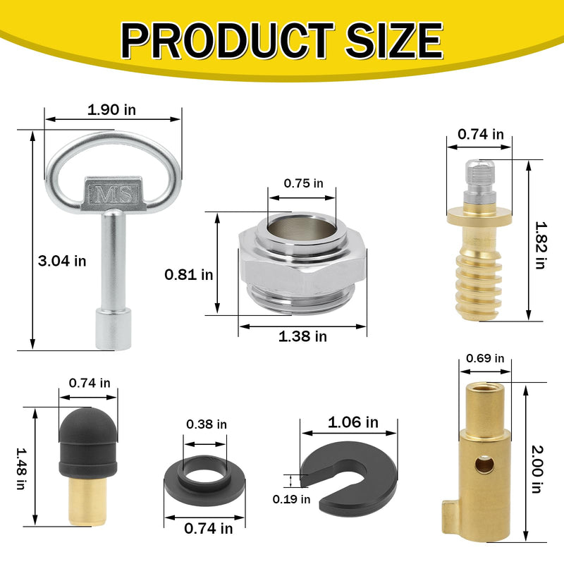 RK-65-BR Wall Hydrants Repair Parts for Woodford Model Wall Hydrant