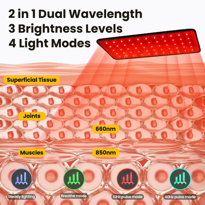 Red Light Therapy for Dogs: Wearable Red Light Belt for Dogs Back Hip Waist 12.8×6.8in 660/850nm 80 Led Pad Infrared Device for Pets Pain Relief 1 Pack