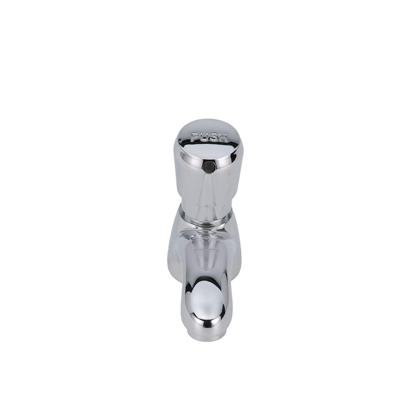 Zurn Z86100-XL-3M AquaSpec Single-Hole Metering Faucet, Deck Mount, 0.5 GPM Vandal-Resistant Pressure-Compensating Spray, Push-Button