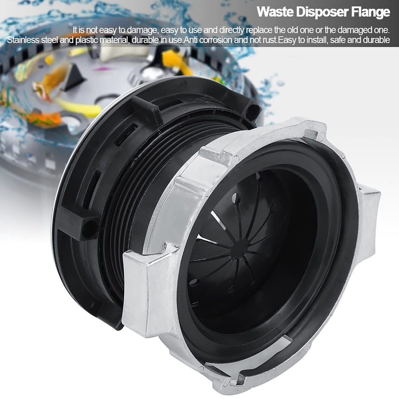 Garbage Disposal Flange, Garbage Disposal Sink Flange Kit, Food Waste Disposer Mount Accessories with Splash Guard
