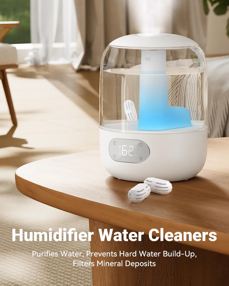 8 Pack Demineralization Cartridge Compatible with All LEVOIT Top Fill Humidifiers, Humidifier Water Cleaners, Efficiently Reduce Dust & Odor