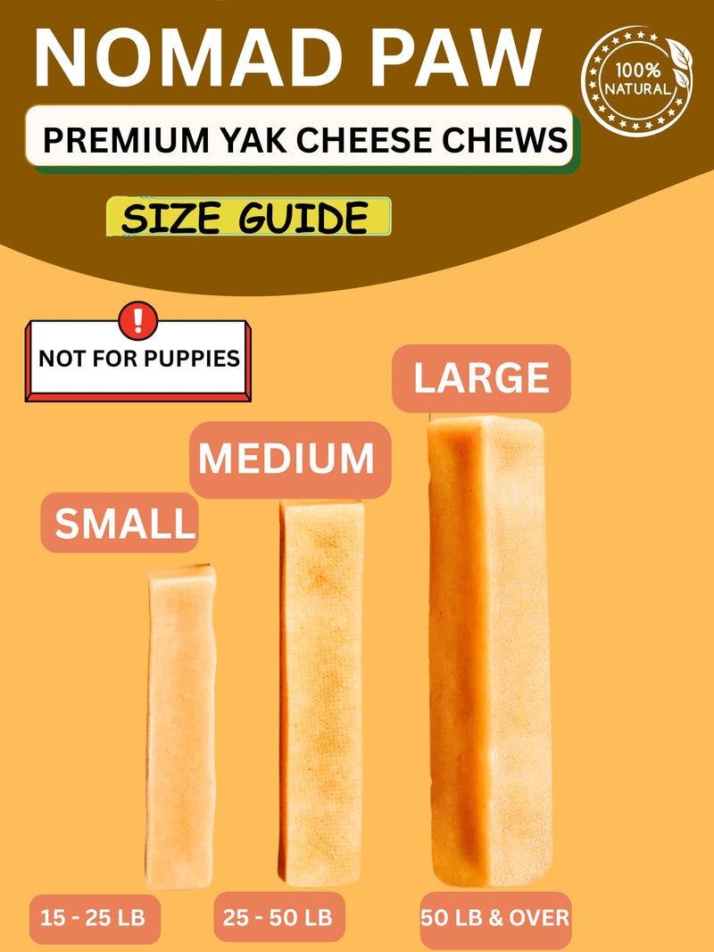 Himalayan Yak Cheese Dog Chews for Small Dogs – Long Lasting Dog Treats, 5 Pack | Natural Limited Ingredient Dog Bones | Rawhide Free Chews for Small Breeds, Puppies & Gentle Chewers Small 5 Pack