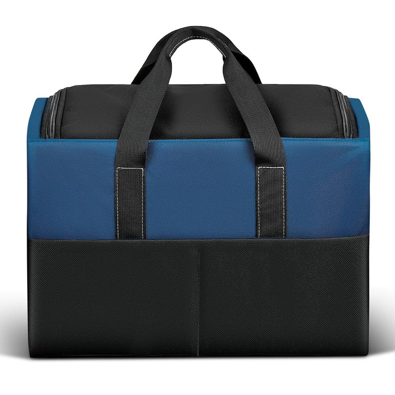 Small Tool Bag, Waterproof Tool Bag Organizer 1680D Tool Bags for Men Heavy Duty, with Multi-Pockets for Electricians, Blue 12 inch