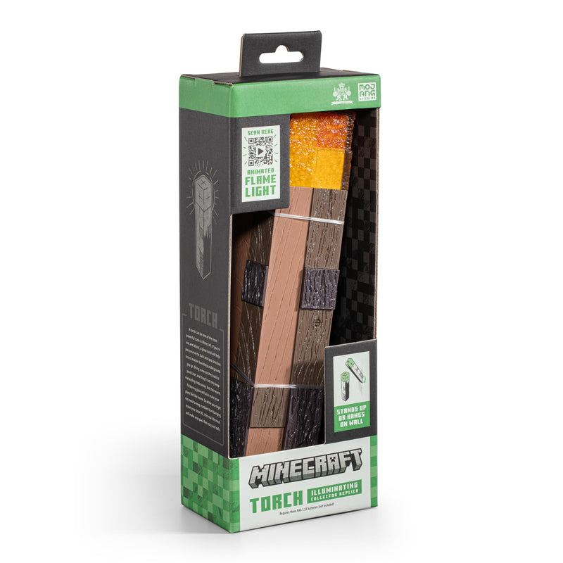 The Noble Collection Minecraft Torch Illuminating Collector Replica