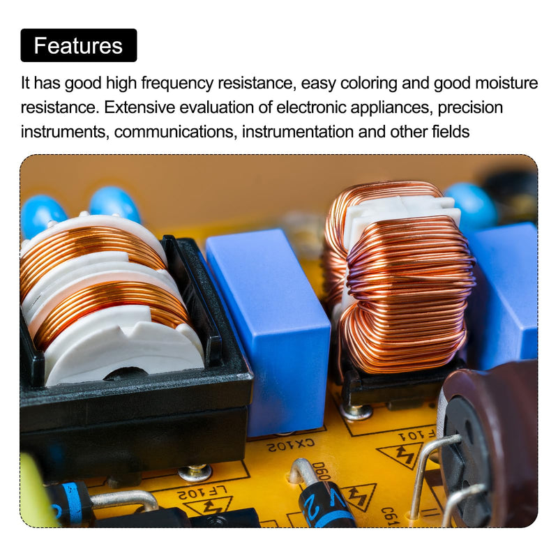 MECCANIXITY 0.4mm Magnet Wire 558ft Enameled Copper Wire Enameled Magnet Winding Wire Coil 200g 155C for Transformers Inductors 0.4mm x 170m 1