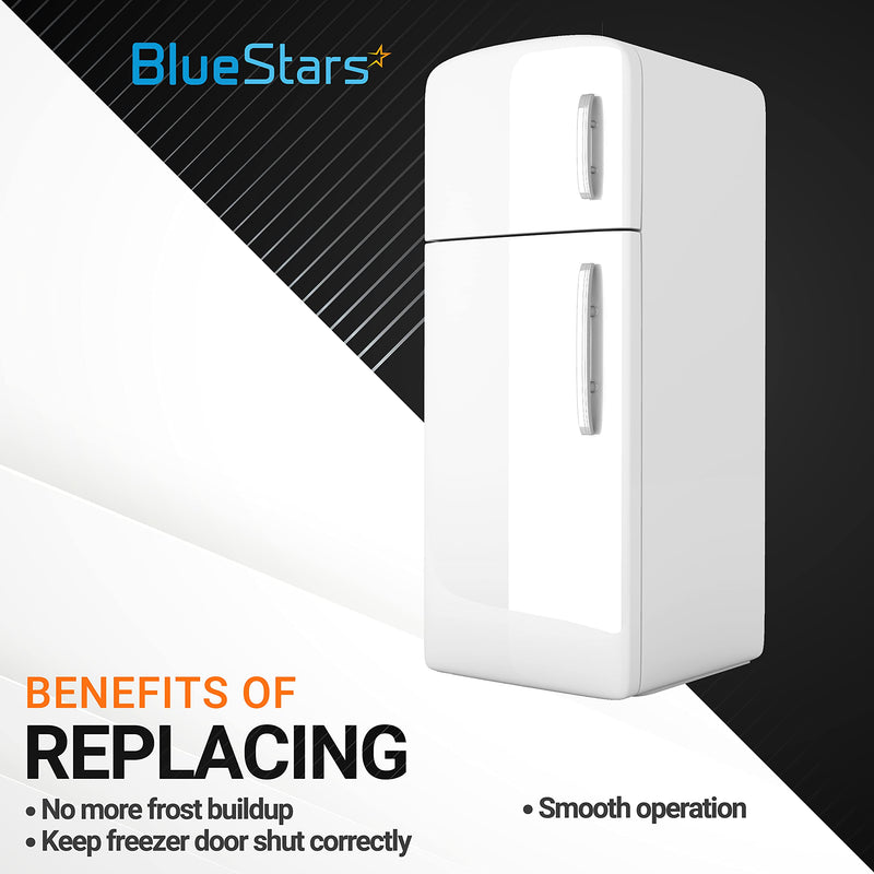 BlueStars 216702900 Ultra Durable Metal Freezer Door Key - Compatible with Frigidaire & Kenmore Freezers - Replaces 297147700 AP4071414 AP2113733 AP4301346 PS1991481-2 Packs Pack of 2 As pictured