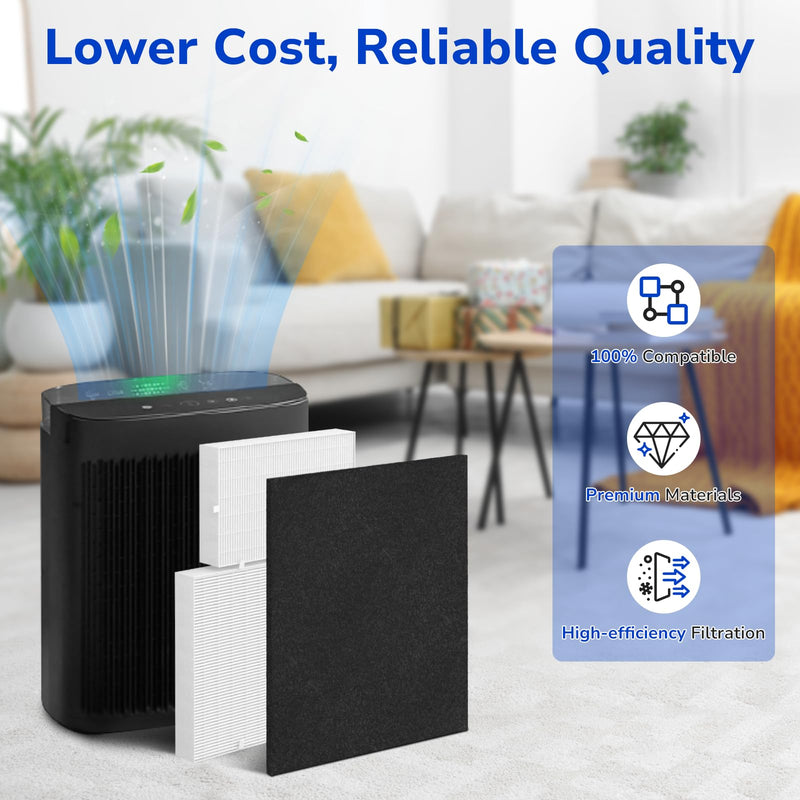 HPA300 HEPA Filter Replacement for Honeywell Air Purifiers 3 HEPA Filter R+ 4 Pre-filter A