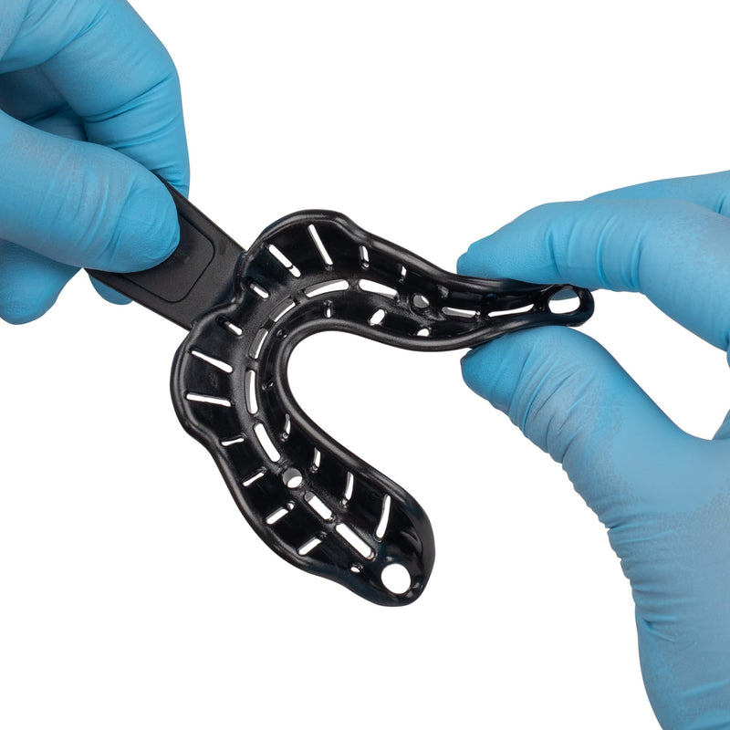 Practicon Disposable Edentulous Impression Trays, Large Upper, 12 Pack