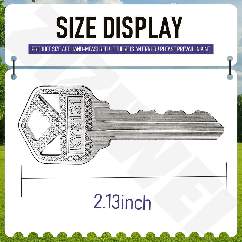 3 Pack 313131 6 Pin Key Replacement Key for Magna Latch Series 3 with Forward Facing Keyhole (New Style) - Also for Lokklatch & MagnaLatch Pool Gate Models
