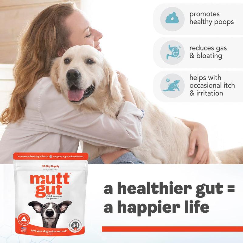 All Natural 3 in 1 Probiotics for Dogs-Postbiotic Powder Supplement-Made in USA- Digestive Enzymes Made with 135 Billion CFUs, Plant-Based Anti-Diarrhea & Antioxidant Dogs Probiotic(120g) 120g