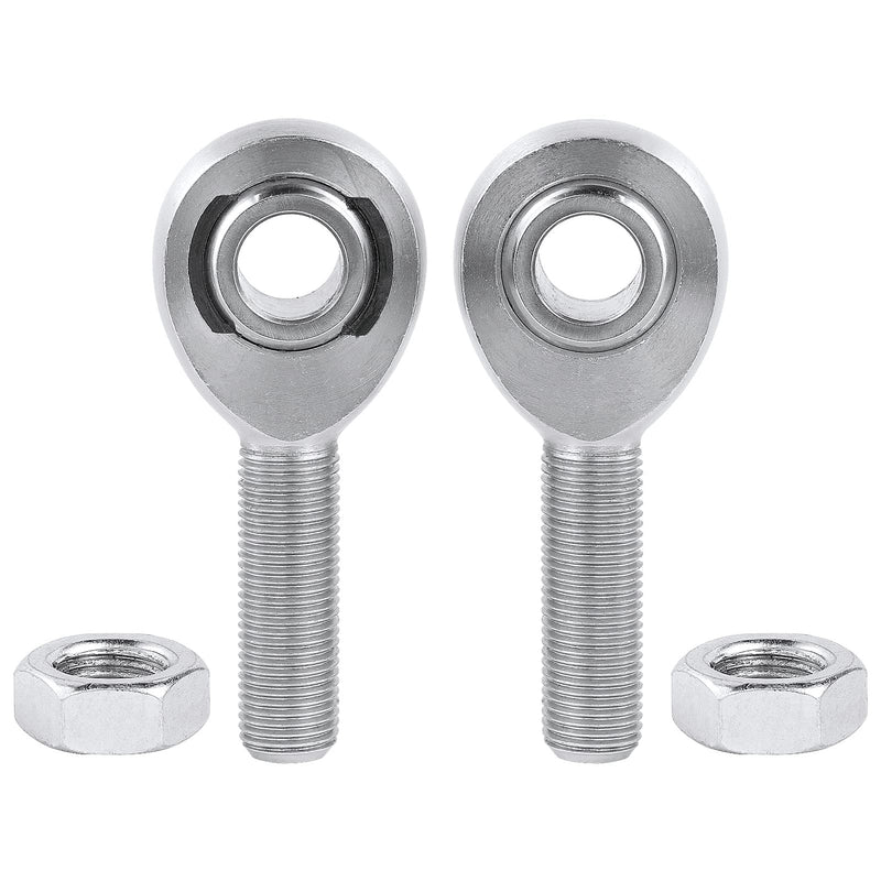 1/2" Heim Joint Rod End Kit,.5" Chromoly Heim Joints Panhard Rod End Kit for Steering,Suspension, Traction Bars, Right&Left Hand Thread Steering Joints with Jam Nuts - 1Set 1/2 inch 1 Pair