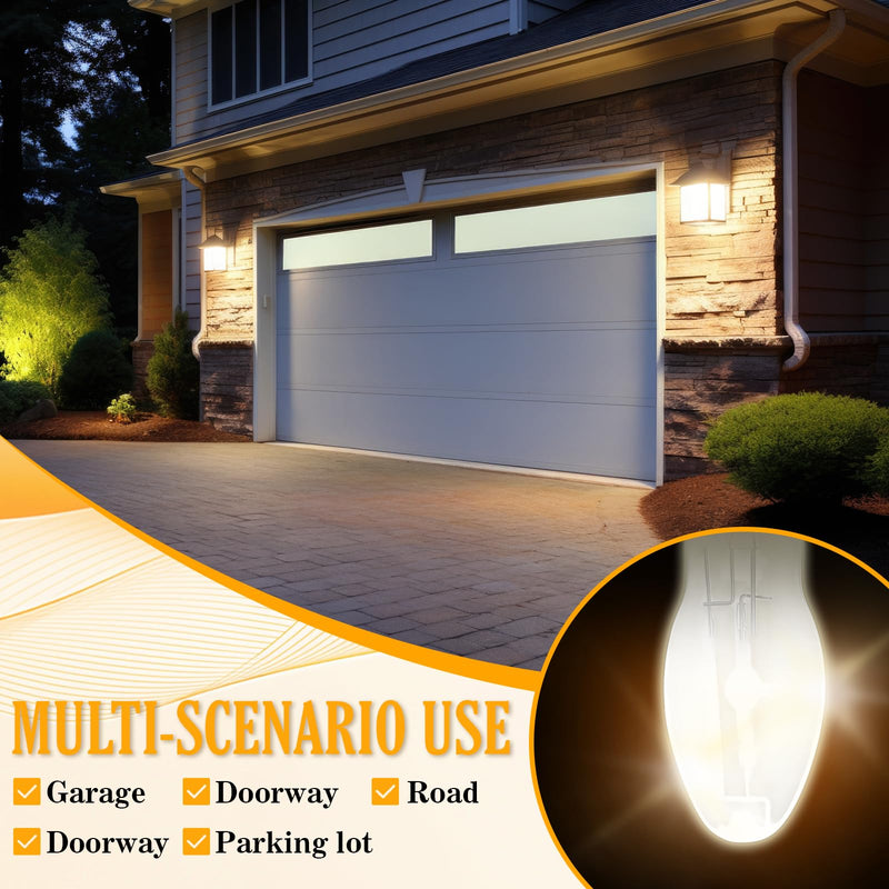 Huquary 3 Pack Lighting Metal Halide Ed17 Bulb, Medium Base (e26), 24000 Hour Span Life, 6000 Lumen, 4000k, Clear Metal Halide Bulb(100 W) 100 Watts