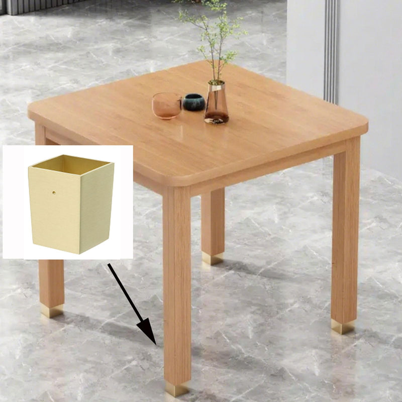 T Tulead 4PCS Table Feet Cover Caps Zinc Alloy Furniture Legs Covers Golden Cabinet Sofa Feet Caps Upper Inner Width: 35mm/1.37", Bottom Inner Width: 1.22" 39x50mm
