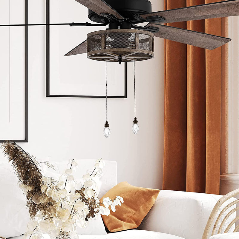 Ceiling Fan Pull Chains Ornaments 12 Inches Light Pull Chains with Acrylic Pendant Decorative Extensions for Ceiling Light Lamp Fan Chain(Bronze) 2 Pcs Crystal