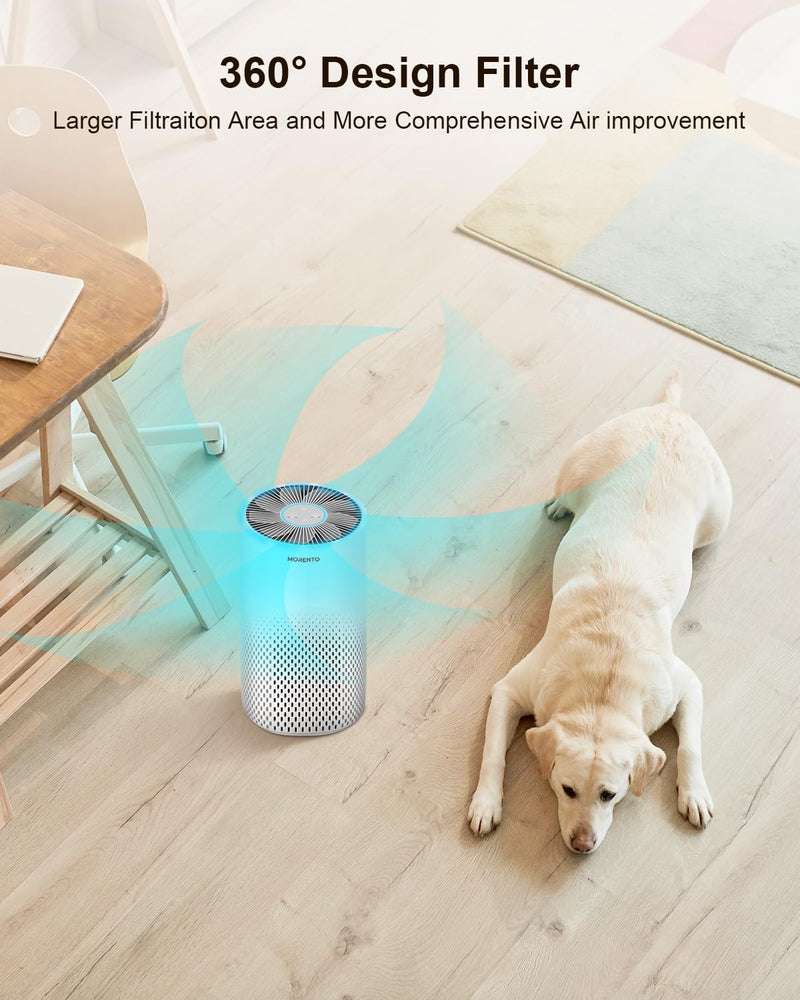 Genuine MORENTO KILO HEPA Air Purifier Replacement Filter, 1 Pack, Pet Vers Green
