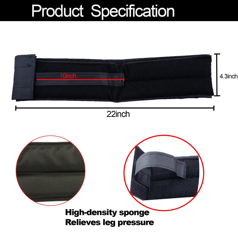Drywall Stilt Straps, Adjustable Stilt Leg Straps for Relieve Pressure, Drywall Stilts Parts Foot Straps, Wider Padded Straps Compatible with Various Drywall Stilts
