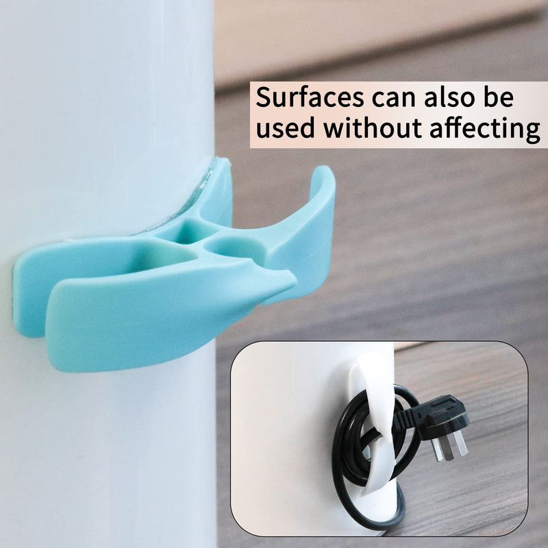 Cord Organizer for Kitchen Appliances - Upgraded Adhesive Cord Winder Wrapper Holder Cable Organizer for Small Appliances, Coffee Makers, Mixer, Pressure Cookers and Air Fryers (Black+Grey, 12 Pack) Black+Grey, 12 Pack
