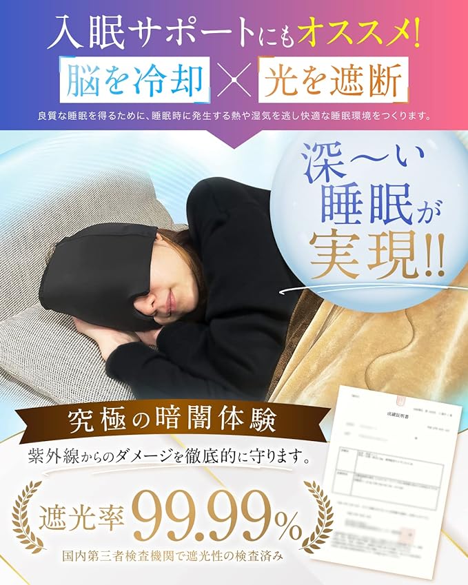 LICOM Celebrity Cooling Gel Mask, For Headaches, Migraines, Ice Pack, Headache Medication, Heatstroke, Supervised by Active Nurses - NewNest Australia