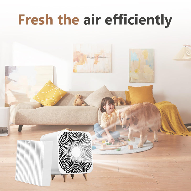 2 Packs Replacement Filter Compatible with Blueair Blue Pure Fan Auto